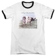 thumbnail image 1 of Pink Floyd Atom Heart Mother Adult Ringer T-Shirt White Black, 1 of 2