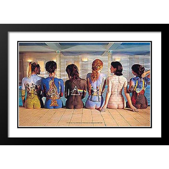 Pink Floyd - Back Catalog 33x45 Framed and Double Matted Art Print.