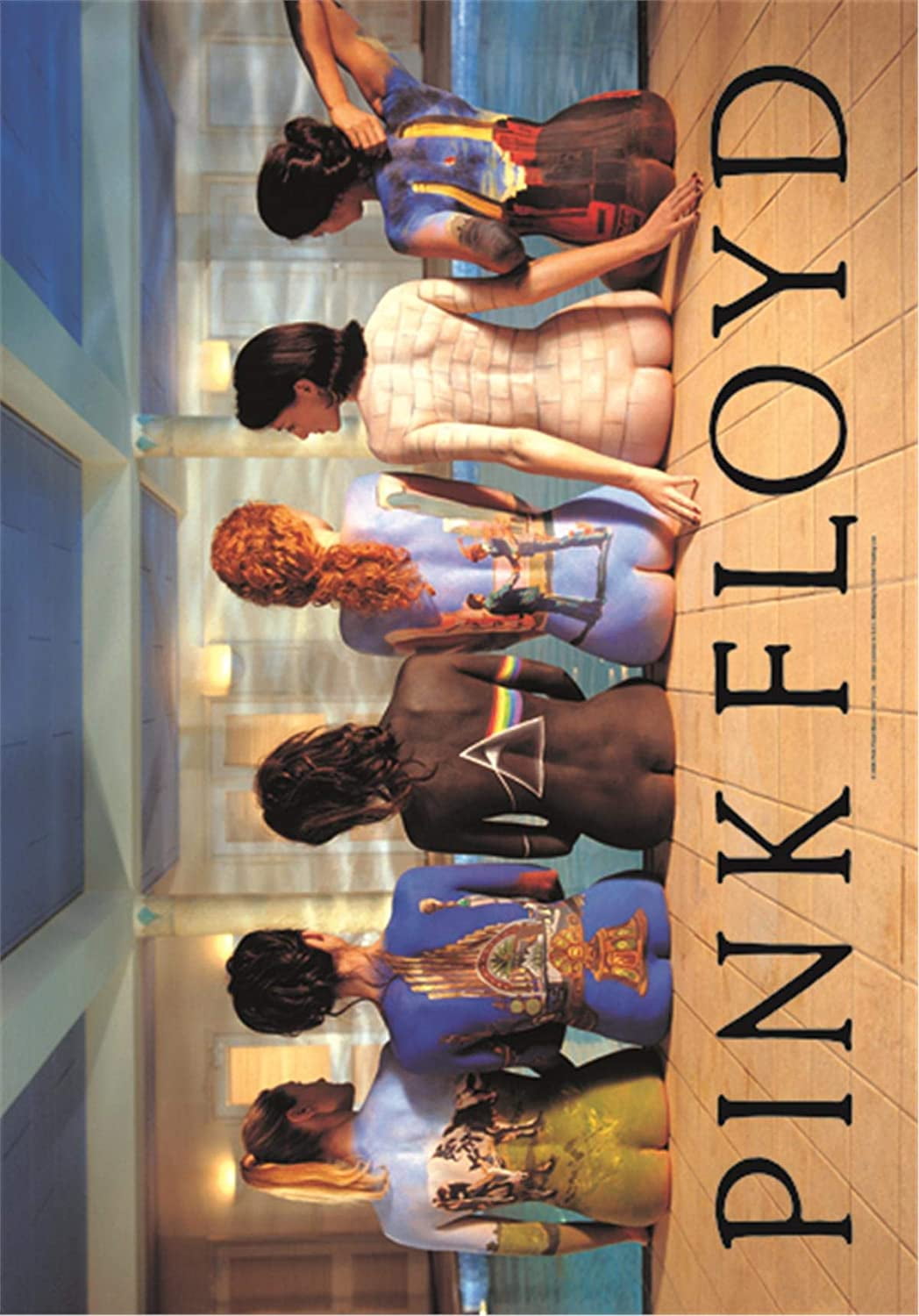 Pink Floyd Back Catalogue Fabric Poster, 30 by 40Inch