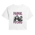 thumbnail image 1 of Pink Floyd - Band Pink Logo - Juniors Cropped Graphic T-Shirt, 1 of 4
