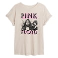 thumbnail image 1 of Pink Floyd - Band Pink Logo - Juniors Oversized Graphic T-Shirt, 1 of 4