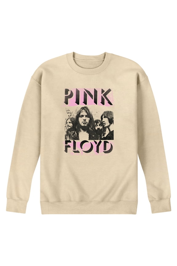 - Band Pink Logo - Men's Crew Fleece Sweatshirt
