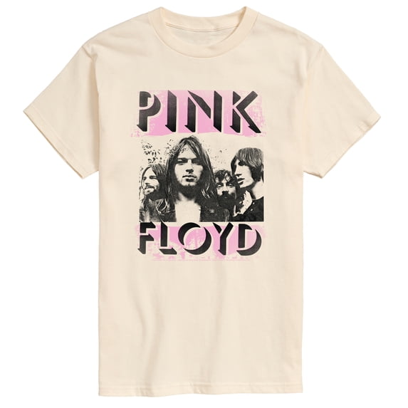 Pink Floyd - Band Pink Logo - Men's Short Sleeve Graphic T-Shirt