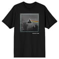thumbnail image 1 of Pink Floyd Black And White Color Prism Crew Neck Short Sleeve Men's Black T-shirt-Small, 1 of 4