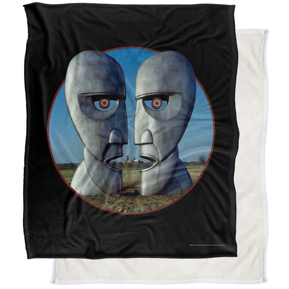 Pink Floyd Blanket, 50"x60", Division Bell Cover, Silky Touch Sherpa Back Super Soft Throw Blanket