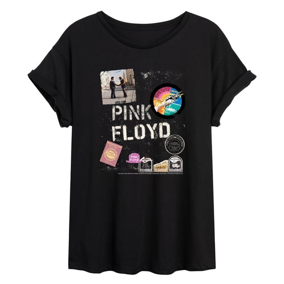 Pink Floyd - Case - Juniors Oversized Graphic T-Shirt