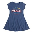 thumbnail image 1 of Pink Floyd - DSOTM Crescent - Toddler And Youth Girls Fit And Flare Dress, 1 of 1