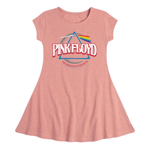 Pink Floyd - DSOTM Crescent - Toddler And Youth Girls Fit And Flare Dress