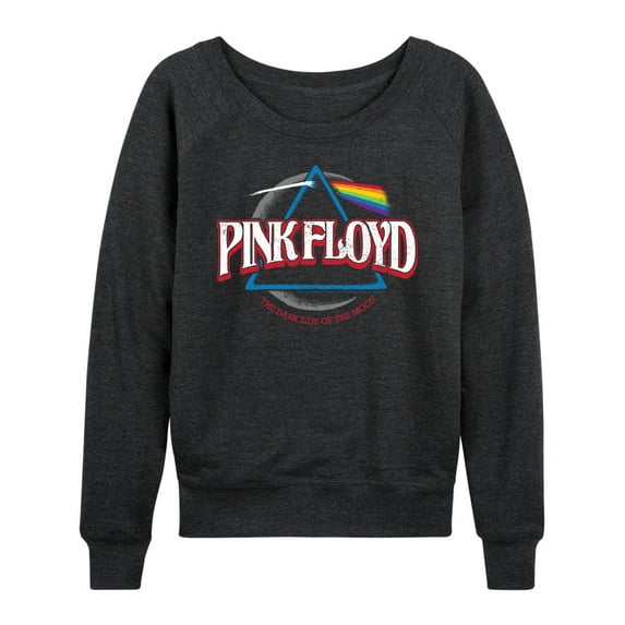 Pink Floyd - DSOTM Crescent - Women's Lightweight French Terry Long Sleeve Shirt