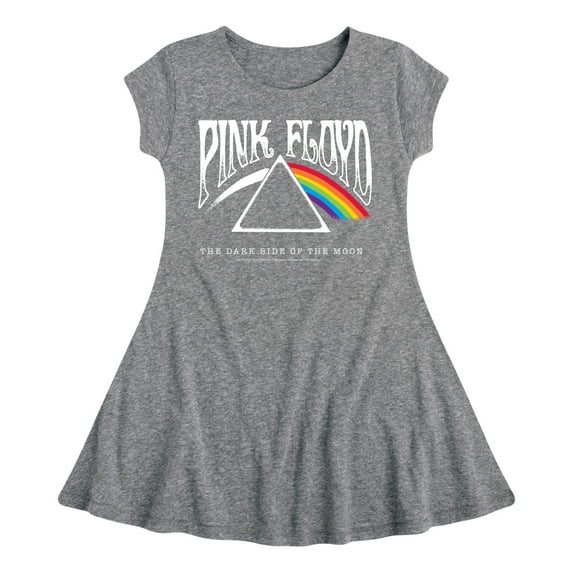 Pink Floyd - DSOTM - Toddler And Youth Girls Fit And Flare Dress