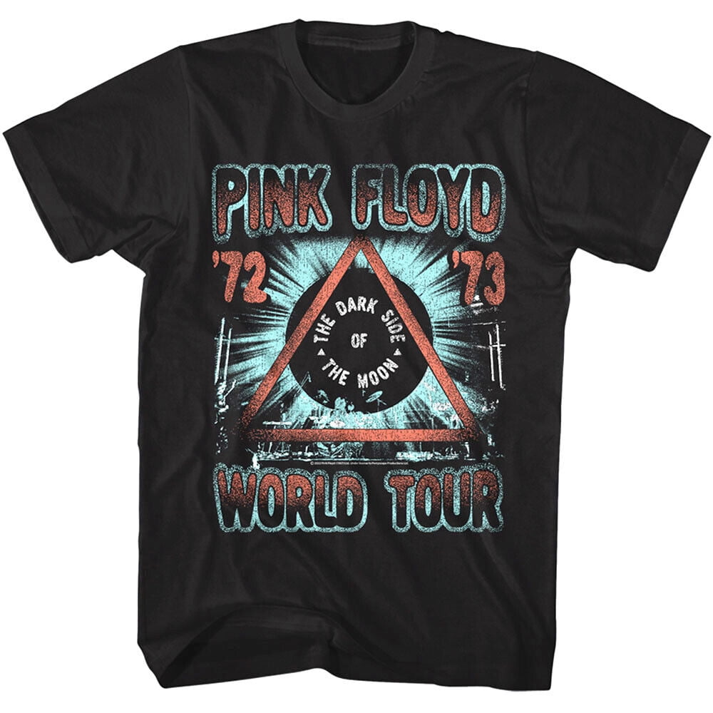 Pink Floyd DSOTM World Tour 1973 Men's T Shirt Dark Side of the Moon