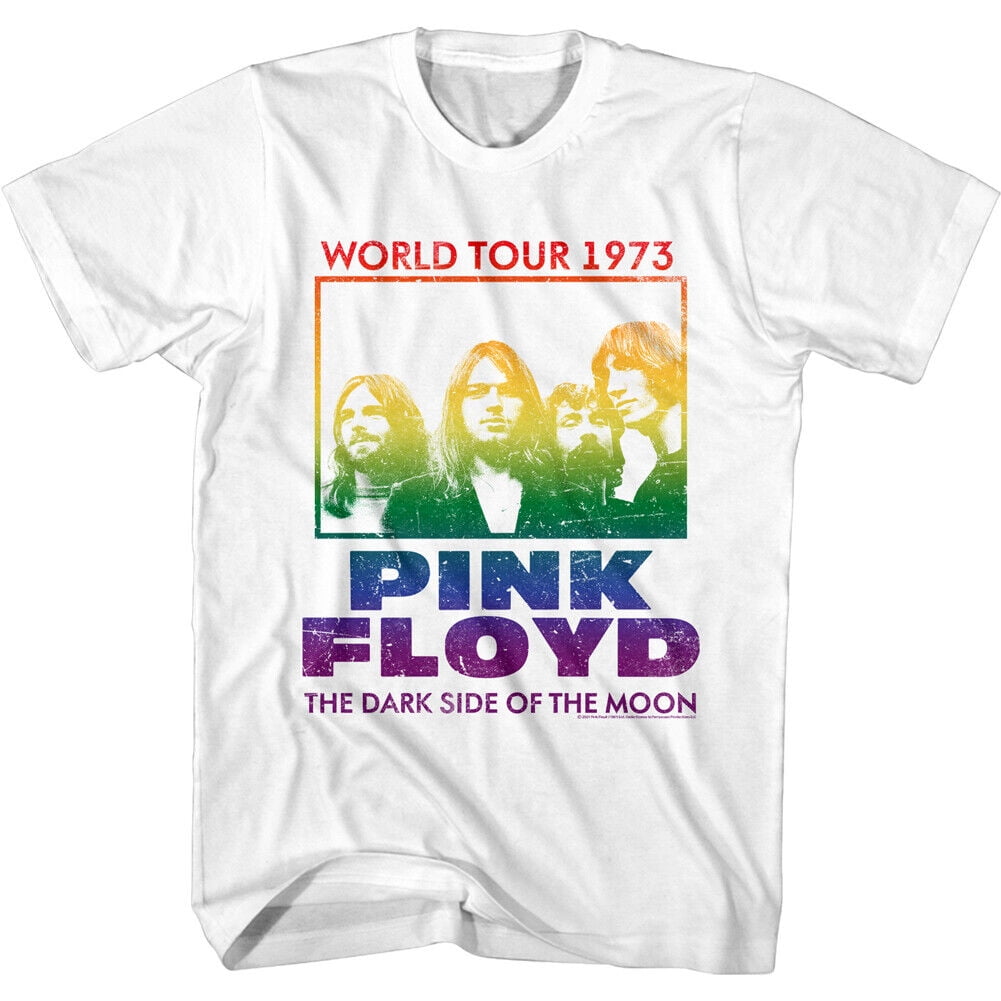 Pink Floyd DSOTM World Tour 1973 Men's T Shirt Dark Side of the Moon