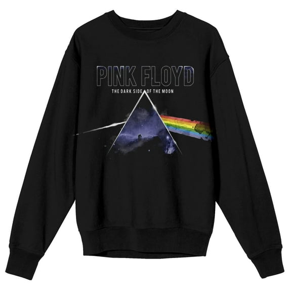 Pink Floyd Dark SIde Of The Moon Trap Graphics Men's Black Long Sleeve Sweatshirt-Medium