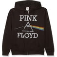 thumbnail image 1 of Pink Floyd Men's Dark Side Classic Zippered Hooded Sweatshirt Medium Black, 1 of 4