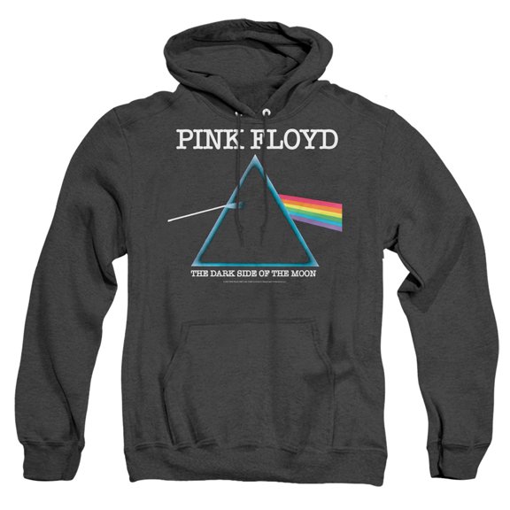 Pink Floyd Dark Side Cover Unisex Adult Pull-Over Heather Hoodie, Black, 3X-Large