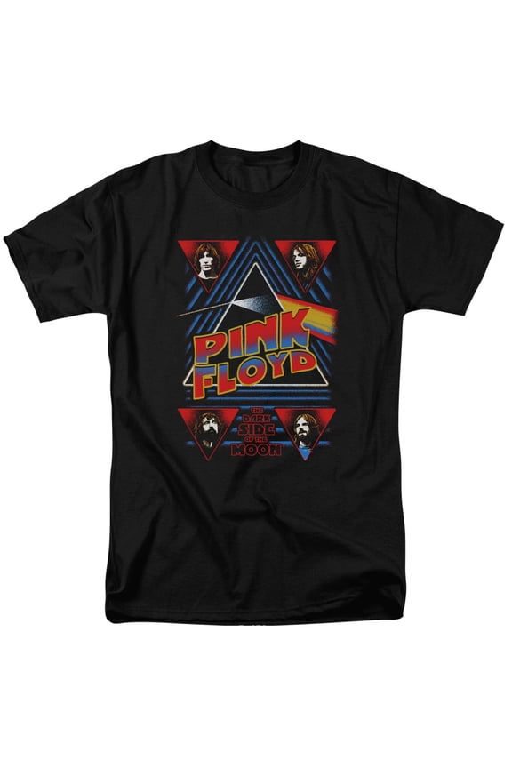 Pink Floyd Dark Side Mens Short Sleeve Shirt (Black, )