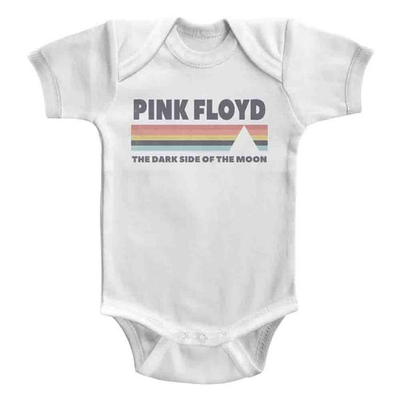 Pink Floyd Dark Side Of The Moon White Infant Baby Romper