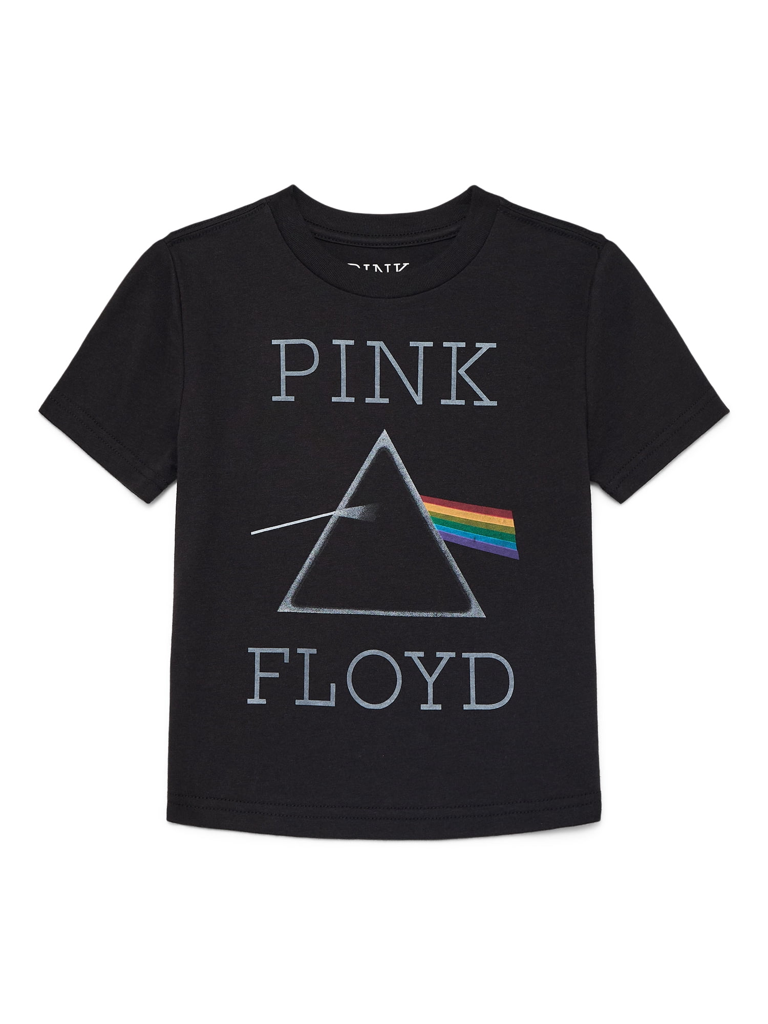 Pink Floyd Dark Side Toddler Graphic Tee with Short Sleeves, Sizes 12M-5T