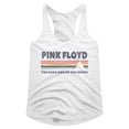thumbnail image 1 of Pink Floyd Dark Side White Women's Racerback Tank Top, 1 of 2