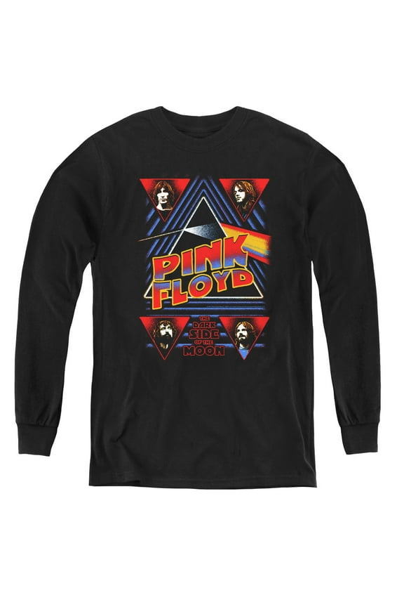 Pink Floyd - Dark Side - Youth Long Sleeve Shirt - Large
