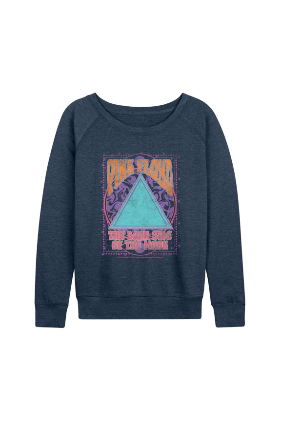 - Dark Side of The Moon Pink Floyd - Women's French Terry Long Sleeve Pullover