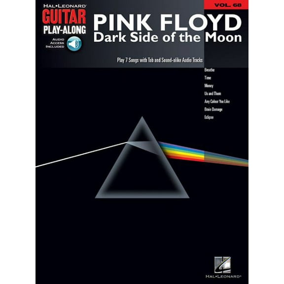 Pink Floyd: Dark Side of the Moon - Guitar Play-Along Volume 68 Book/Online Audio