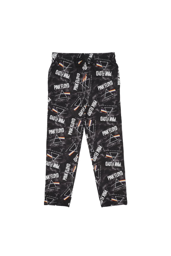 Pink Floyd Dark Side of the Moon Men’s All-Over Print Sleep Pajama Pants -XL