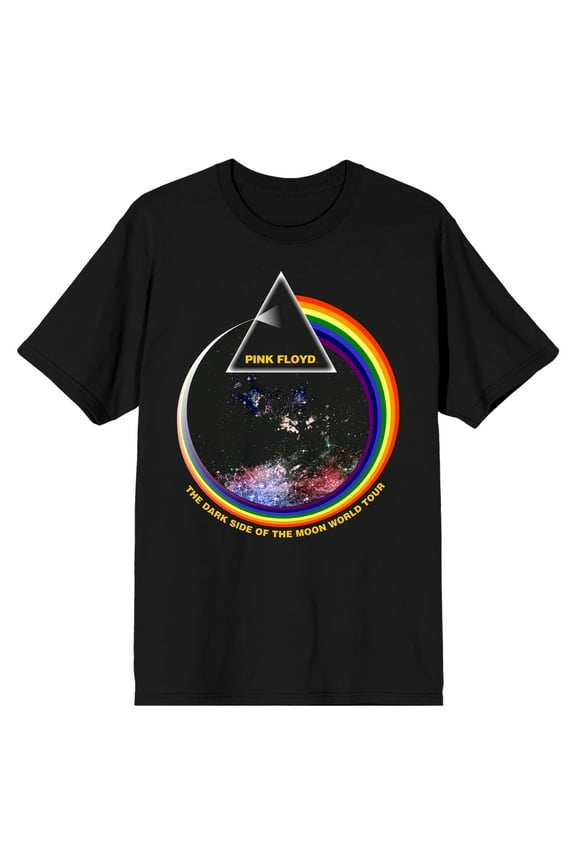 Pink Floyd Dark Side of the Moon Men's Black T-Shirt 2XL