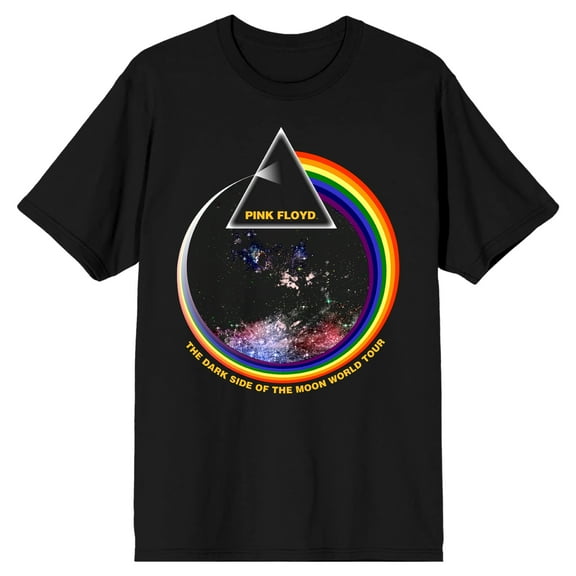 Pink Floyd Dark Side of the Moon Men's Black T-Shirt XL