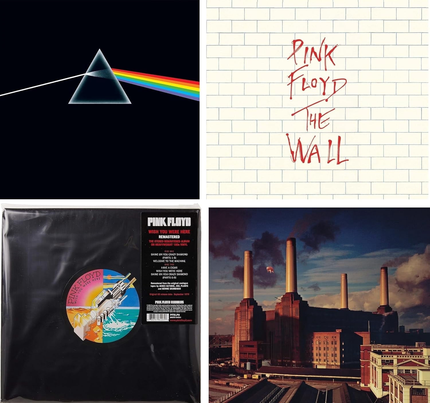 Pink Floyd - Definitive 4 Vinyl Record Album Collection - Darkside of ...