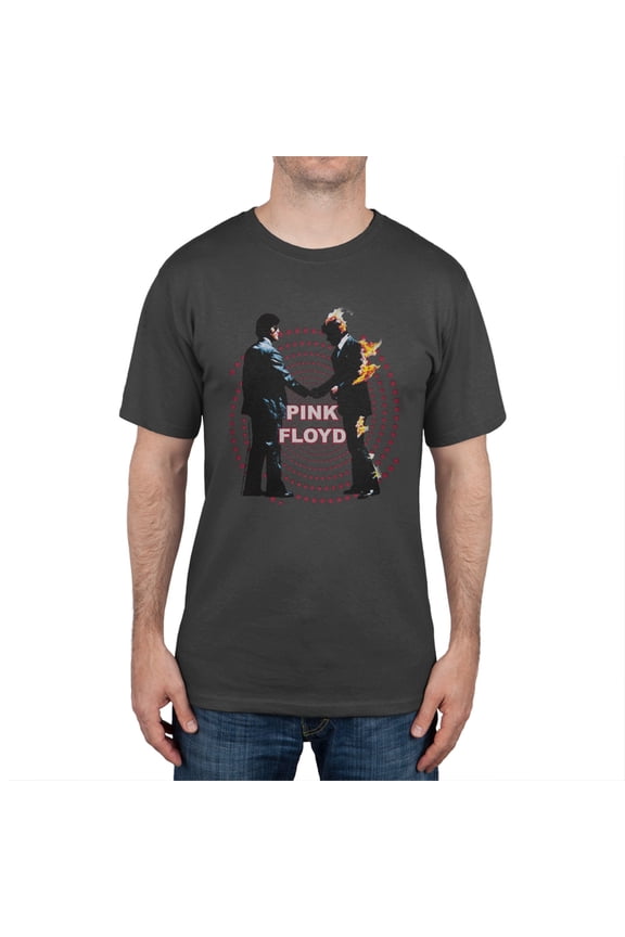 - Distressed Burning Man Soft T-Shirt - Large