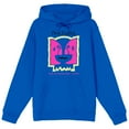 thumbnail image 1 of Pink Floyd Division Bell World Tour 94 Long Sleeve Royal Blue Men's Hooded Sweatshirt-3XL, 1 of 4