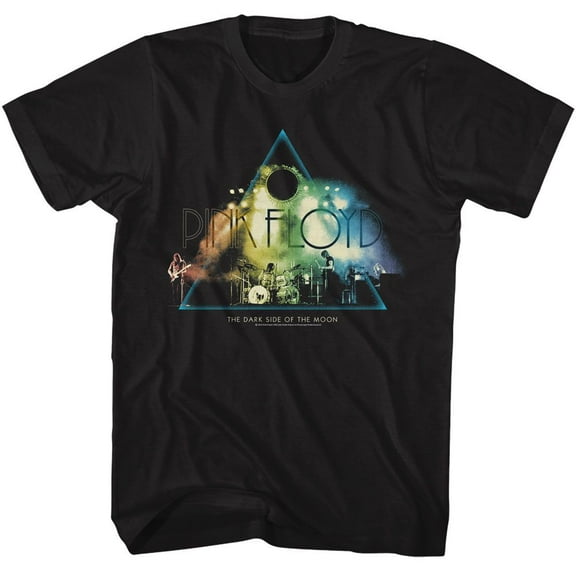 Pink Floyd Dsotm Concert Prism Black Adult T-Shirt 3Xlt