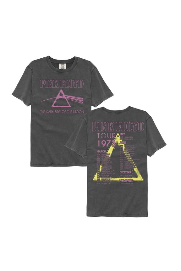 Pink Floyd Dsotm Tour 1973 F B Pepper Comfort Color Adult T-Shirt ***F&B*** S