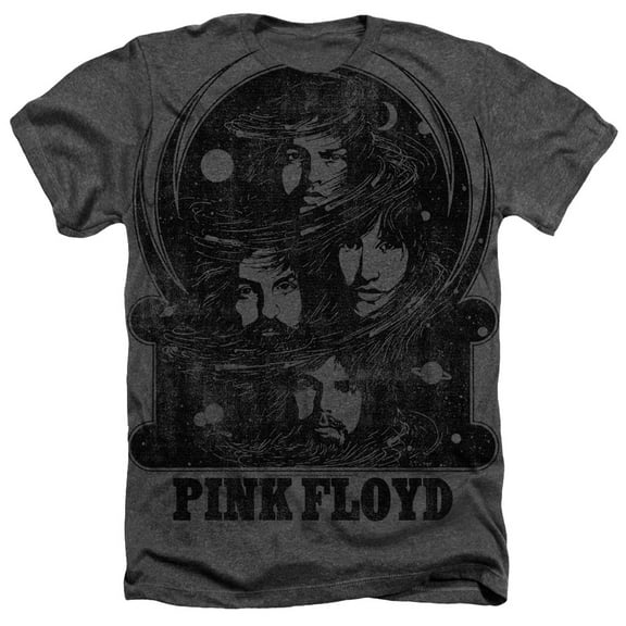 Pink Floyd - Faces - Heather Short Sleeve Shirt - X-Large