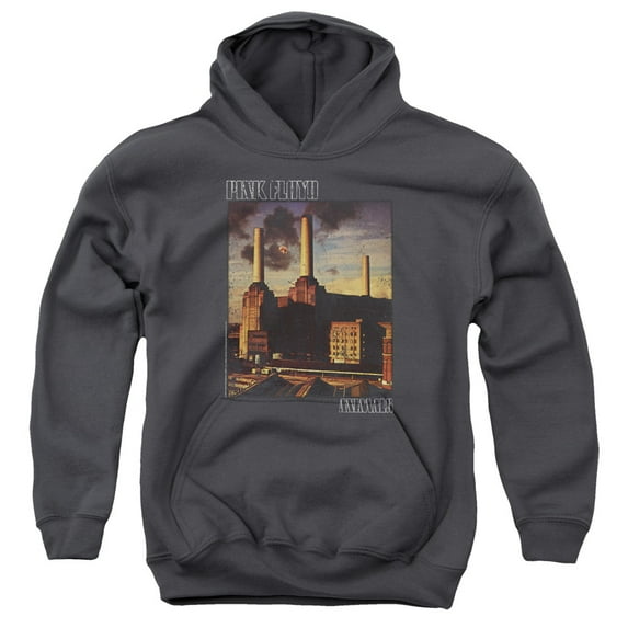 Pink Floyd Faded Animals Youth Pullover Hoodie Sweatshirt Charcoal