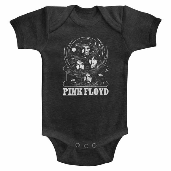 Pink Floyd Full Of Stars Vintage Smoke Infant Romper