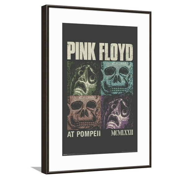 Pink Floyd: Live At Pompeii - Mosaics Canvas Wall Poster, 14.725" x 22.375"
