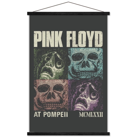 Pink Floyd: Live At Pompeii - Mosaics Wall Poster with Magnetic Frame, 22.375" x 34"