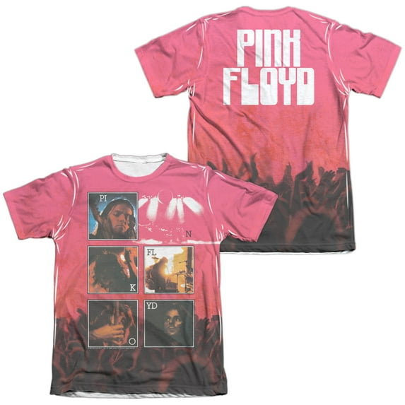 Pink Floyd - Live (Front/Back Print) - Short Sleeve Shirt - XX-Large