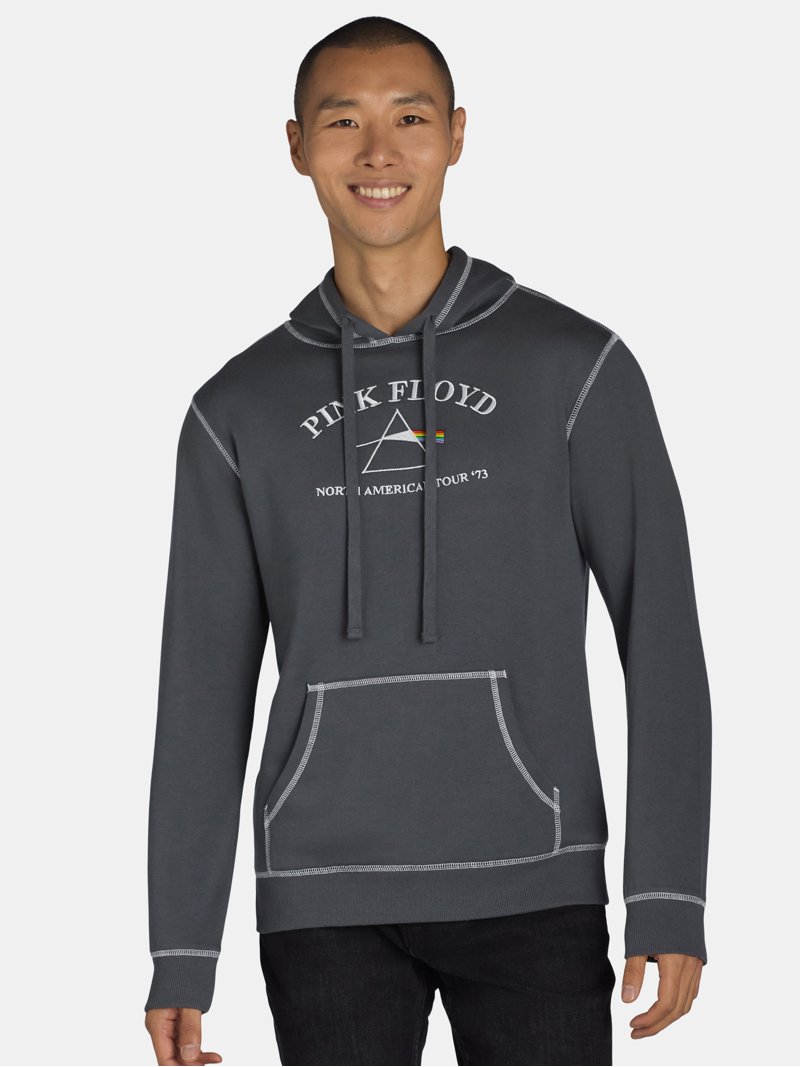 Pink Floyd Men's Graphic Embroidered Hoodie Sweatshirt, Sizes S