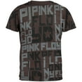 thumbnail image 1 of Pink Floyd Men's Block All Over Short Sleeve T Shirt, 1 of 2