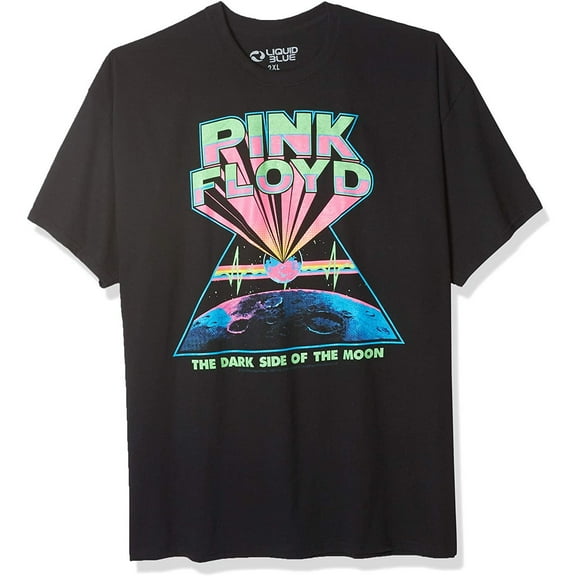 Pink Floyd Men's Dark Side Blacklight Short Sleeve T Shirt