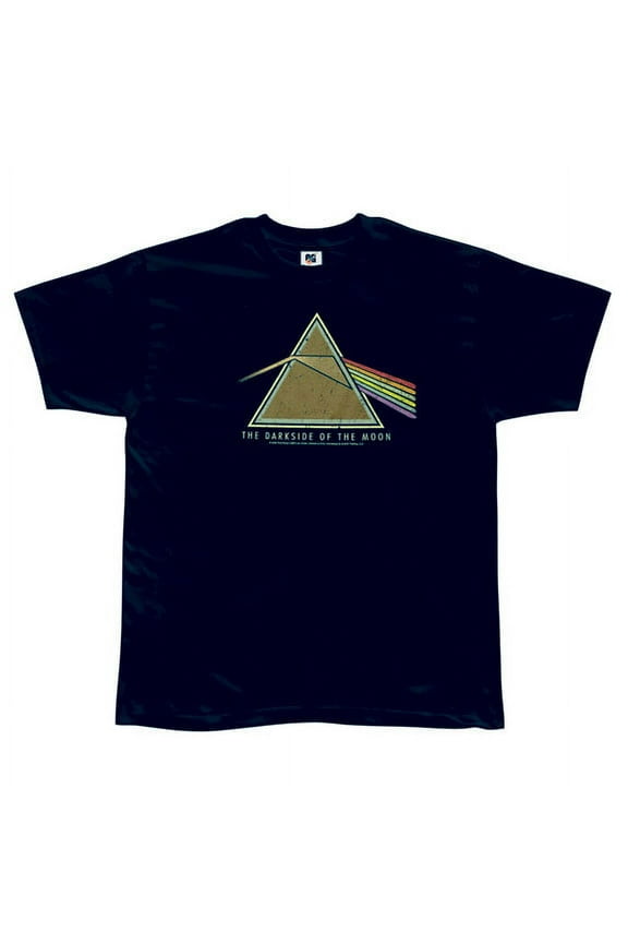 Men's Dark Side Distressed Navy Blue Short Sleeve T Shirt