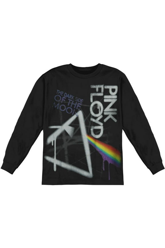 Men's Dark Side Graffiti  Long Sleeve Large Black