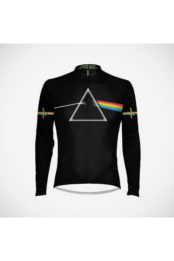 Pink Floyd Men's Dark Side of the Moon Long Sleeve Cycling Jersey - Small