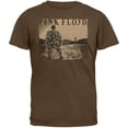 thumbnail image 1 of Pink Floyd Men's Delicate Sounds Brown Short Sleeve T Shirt, 1 of 1