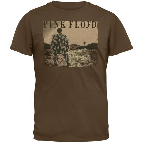 Pink Floyd Men's Delicate Sounds Brown Short Sleeve T Shirt