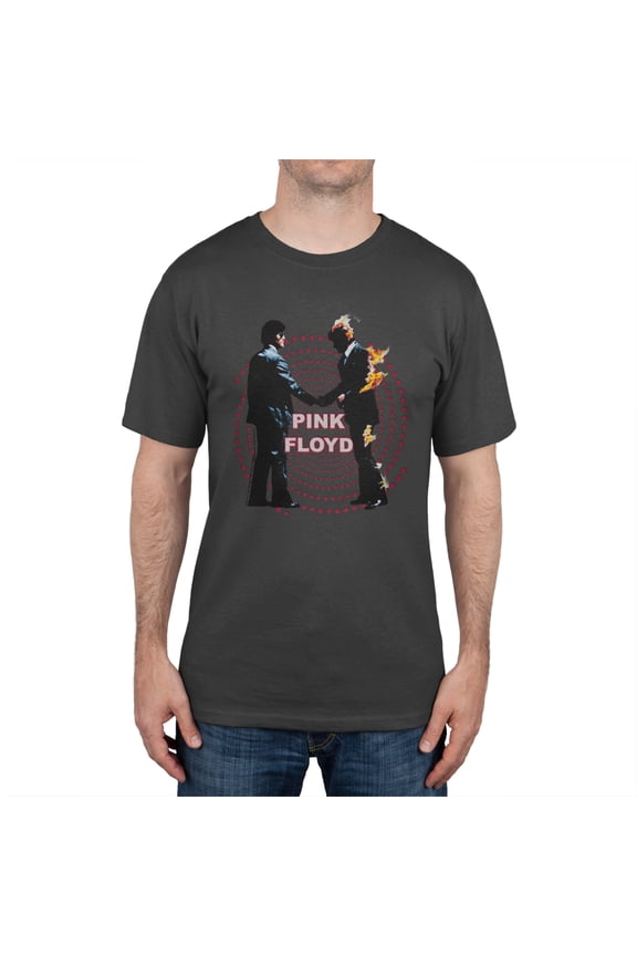 Men's Distressed Burning Man Soft Short Sleeve T Shirt