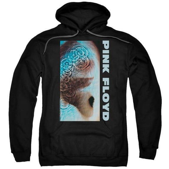 Men's Pink Floyd Meddle Hooded Sweatshirt Large Black